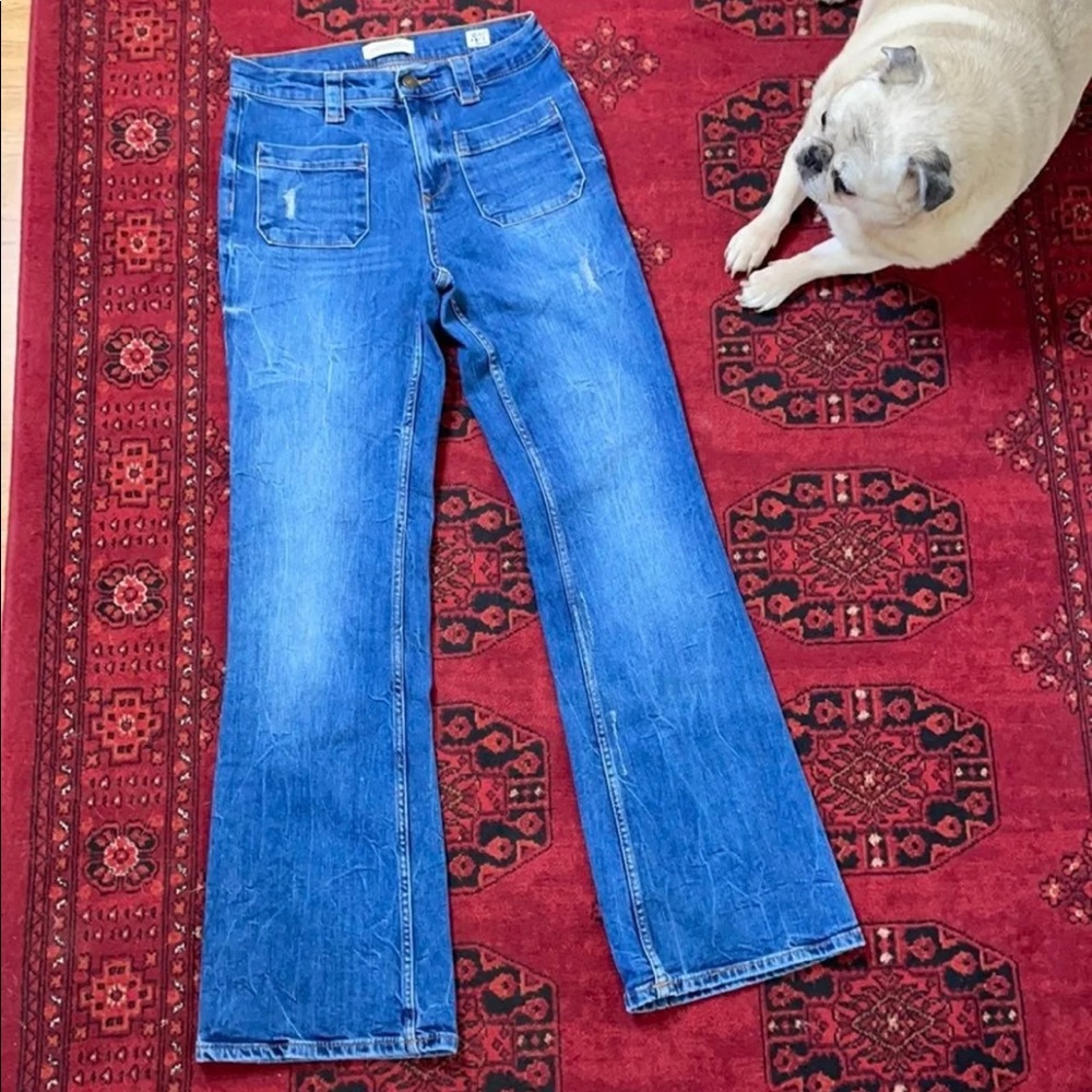 Zara 70s flare jeans